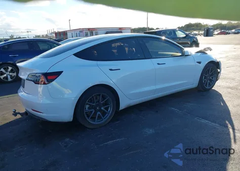 2021 Tesla Model 3 Standard Range Plus Rear-Wheel Drive from USA, damaged, VIN 5YJ3E1EA6MF052777